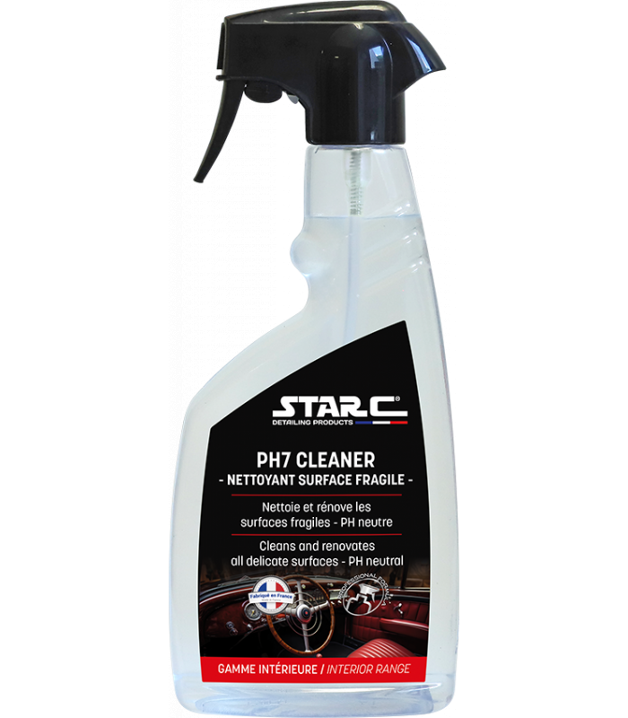 PH7 CLEANER Nettoyant surface fragile Tissu et Cuir